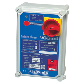 Axone Micro III - 1 velocidad / Desenfumaje - Trifásica de 16,7 A + Interruptor de proximidad + Presostato